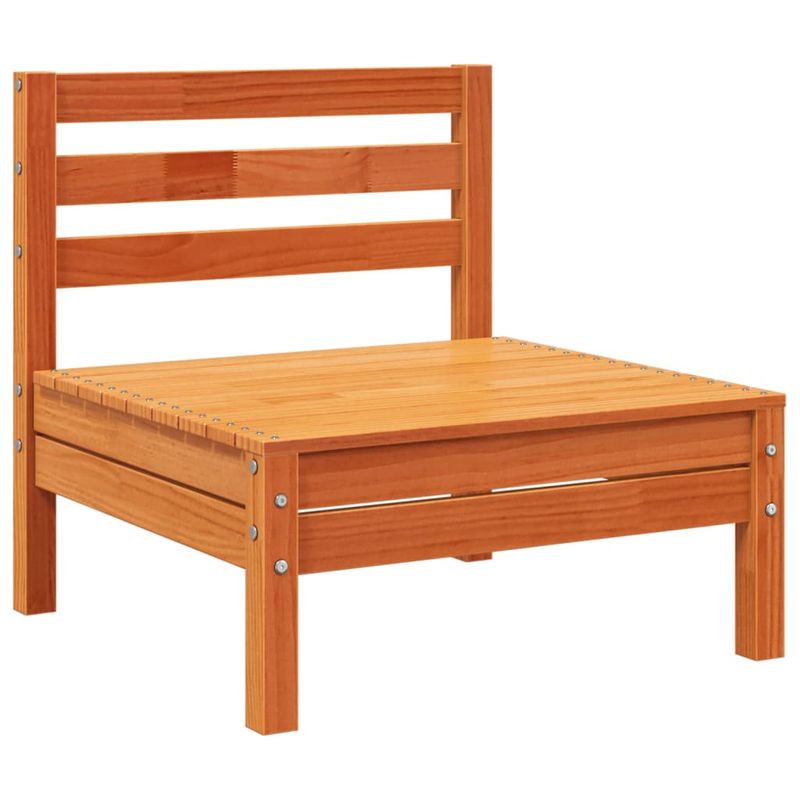 Casa si Gradina - Gradina si terasa - Mobilier exterior - Canapele si fotolii gradina - Canapea de gradina cu 4 locuri, maro ceruit, lemn masiv de pin - Infinity.ro