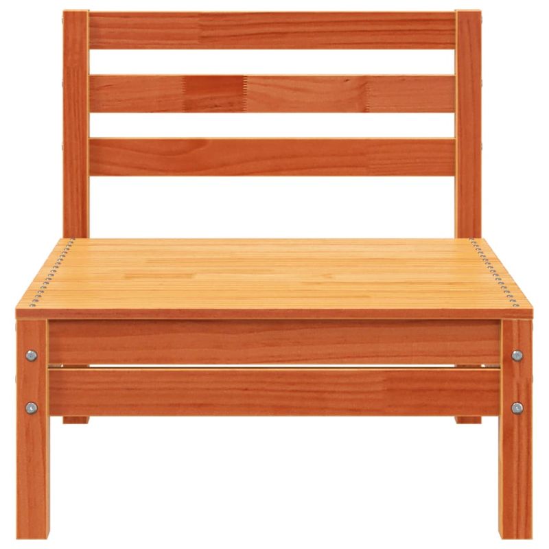 Casa si Gradina - Gradina si terasa - Mobilier exterior - Canapele si fotolii gradina - Canapea de gradina cu 4 locuri, maro ceruit, lemn masiv de pin - Infinity.ro