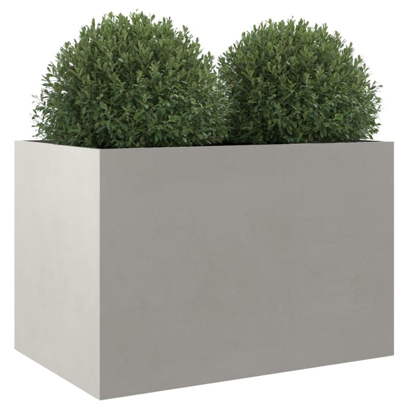 Casa si Gradina - Gradinarit si plante - Plante si ghivece - Ghivece si suporturi - Jardiniera, argintiu, 62x47x46 cm, otel inoxidabil - Infinity.ro