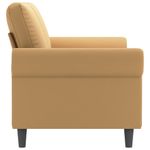 Casa si Gradina - Mobilier - Canapele si coltare - Canapele - Canapea cu 2 locuri, maro, 140 cm, catifea - Infinity.ro