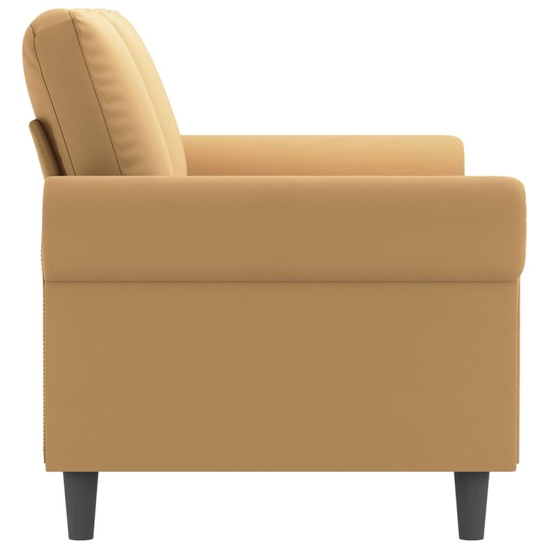 Casa si Gradina - Mobilier - Canapele si coltare - Canapele - Canapea cu 2 locuri, maro, 140 cm, catifea - Infinity.ro