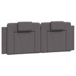 Casa si Gradina - Mobilier - Paturi si accesorii - Accesorii paturi - Tablie de pat Gri din beton 180 cm Lemn compozit - Infinity.ro