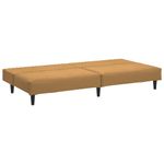 Casa si Gradina - Mobilier - Canapele si coltare - Canapele - Canapea extensibila cu 2 locuri, maro, catifea - Infinity.ro