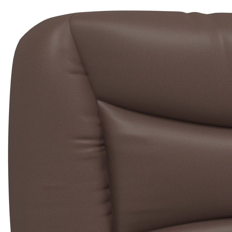 Casa si Gradina - Mobilier - Paturi si accesorii - Paturi - Cadru de pat cu tablie, maro, 90x200 cm, piele ecologica - Infinity.ro