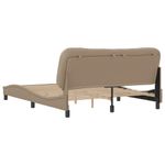 Casa si Gradina - Mobilier - Paturi si accesorii - Paturi - Cadru de pat cu tablie, cappuccino, 160x200 cm, piele ecologica - Infinity.ro