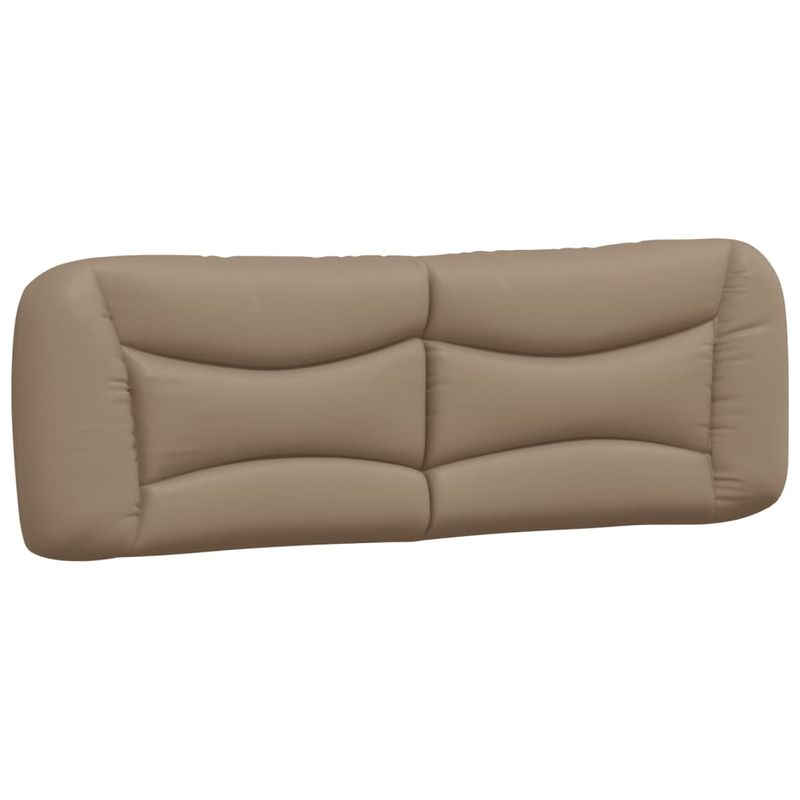 Casa si Gradina - Mobilier - Paturi si accesorii - Paturi - Cadru de pat cu tablie, cappuccino, 160x200 cm, piele ecologica - Infinity.ro