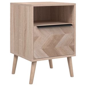 Finori Noptiera "Lusk 61A", stejar sonoma, 38,5x38,5x57 cm