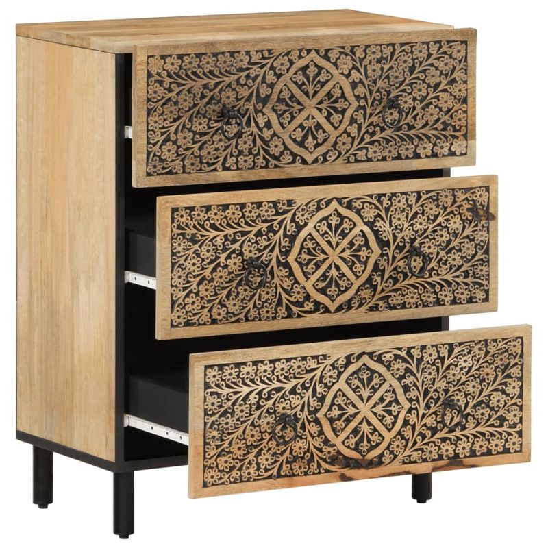 Casa si Gradina - Mobilier - Comode si corpuri - Comode - Dulap lateral, 60x33x75 cm, lemn masiv de mango - Infinity.ro