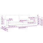 Casa si Gradina - Mobilier - Canapele si coltare - Canapele - Canapea extensibila cu 2 locuri, 2 perne, gri deschis, catifea - Infinity.ro