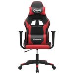 PC, gaming si accesorii - Gaming - Accesorii gaming - Scaune gaming - Scaun de gaming de masaj, negru si rosu, piele ecologica - Infinity.ro
