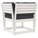 Casa si Gradina - Gradina si terasa - Mobilier exterior - Seturi mobila gradina - Set mobilier gradina cu perne, 8 piese, alb, lemn masiv de pin - Infinity.ro