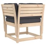 Casa si Gradina - Gradina si terasa - Mobilier exterior - Seturi mobila gradina - Set mobilier de gradina cu perne, 7 piese, lemn masiv de pin - Infinity.ro