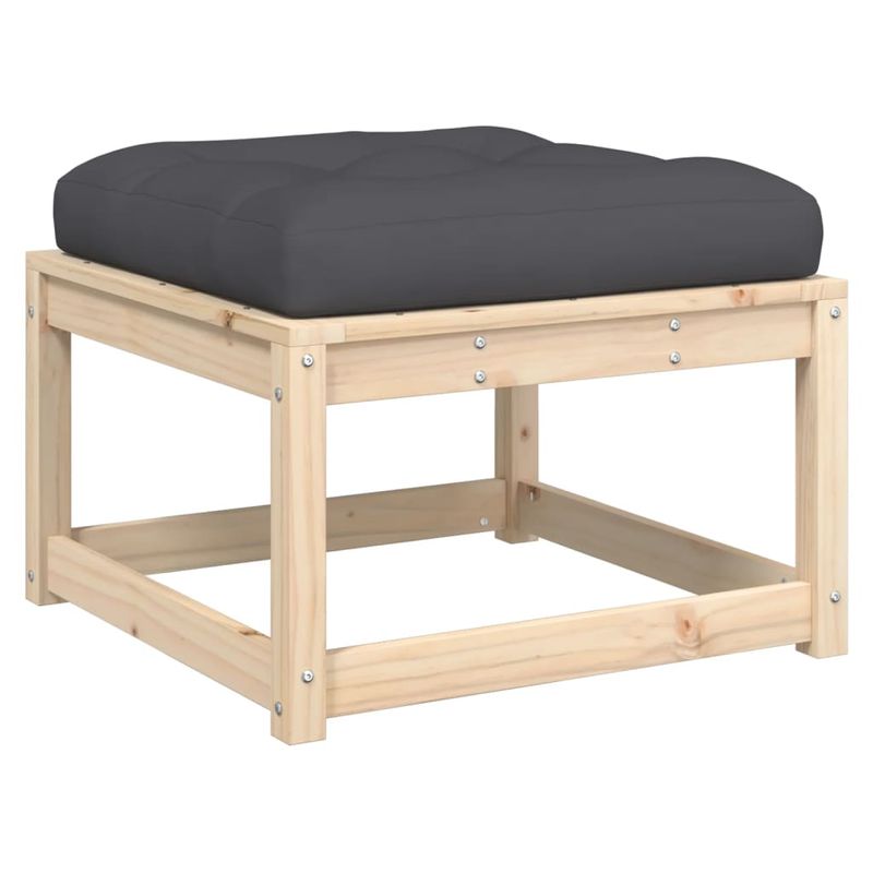 Casa si Gradina - Gradina si terasa - Mobilier exterior - Seturi mobila gradina - Set mobilier de gradina cu perne, 7 piese, lemn masiv de pin - Infinity.ro