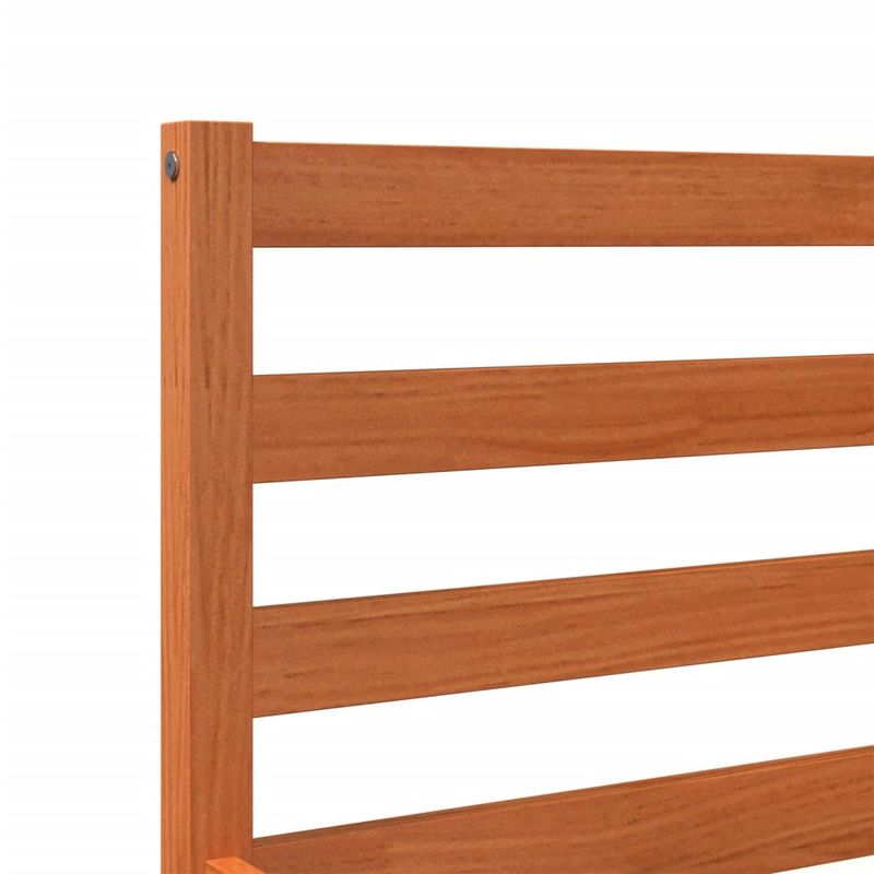 Casa si Gradina - Mobilier - Paturi si accesorii - Paturi - Cadru de pat, maro ceruit, 200x200 cm, lemn masiv de pin - Infinity.ro
