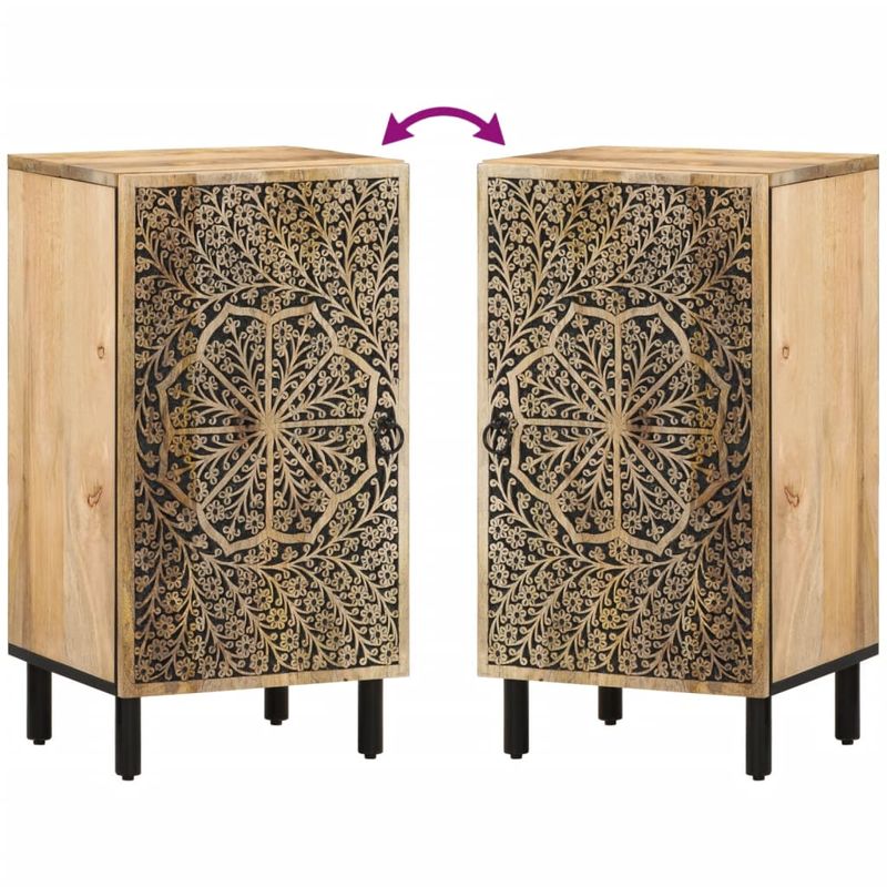 Casa si Gradina - Mobilier - Comode si corpuri - Comode - Dulap lateral, 40x33x75 cm, lemn masiv de mango - Infinity.ro