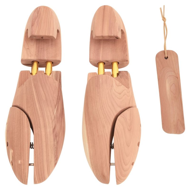 Market - Spalare si intretinere rufe - Produse intretinere Incaltaminte - Perii si alte accesorii - Dispozitiv largire pantofi cu incaltator, EU 38-39, lemn cedru, model fără buton - Infinity.ro