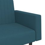 Casa si Gradina - Mobilier - Canapele si coltare - Canapele - Canapea extensibila cu 2 locuri, albastru, catifea - Infinity.ro