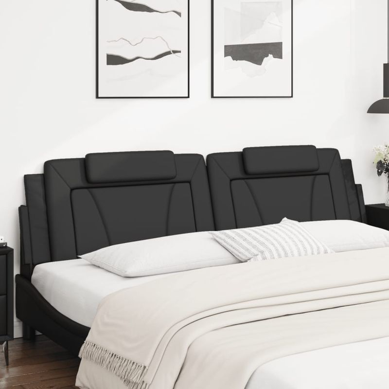 Casa si Gradina - Mobilier - Paturi si accesorii - Accesorii paturi - Tablie de pat Gri din beton 150 cm Lemn compozit - Infinity.ro