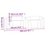 Casa si Gradina - Mobilier - Paturi si accesorii - Accesorii paturi - Tablie de pat Gri din beton 150 cm Lemn compozit - Infinity.ro