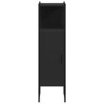 Casa si Gradina - Mobilier - Mobilier baie - Corpuri baie - Dulap de baie, negru, 33x33x120,5 cm, lemn prelucrat - Infinity.ro