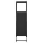 Casa si Gradina - Mobilier - Mobilier baie - Corpuri baie - Dulap de baie, negru, 33x33x120,5 cm, lemn prelucrat - Infinity.ro
