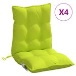 Casa si Gradina - Textile si covoare - Perne si pilote - Perne decorative - Perne scaun cu spatar mic, 4 buc, vernil, tesatura Oxford - Infinity.ro