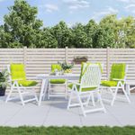 Casa si Gradina - Textile si covoare - Perne si pilote - Perne decorative - Perne scaun cu spatar mic, 4 buc, vernil, tesatura Oxford - Infinity.ro