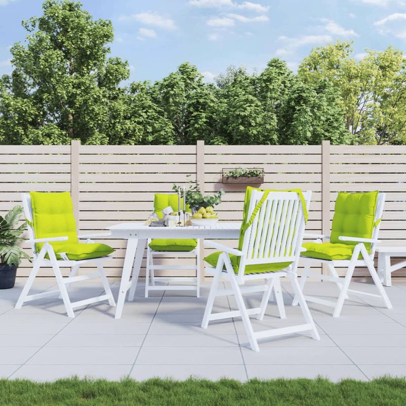 Casa si Gradina - Textile si covoare - Perne si pilote - Perne decorative - Perne scaun cu spatar mic, 4 buc, vernil, tesatura Oxford - Infinity.ro