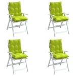 Casa si Gradina - Textile si covoare - Perne si pilote - Perne decorative - Perne scaun cu spatar mic, 4 buc, vernil, tesatura Oxford - Infinity.ro