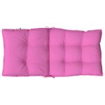 Casa si Gradina - Textile si covoare - Perne si pilote - Perne decorative - Perne de scaun cu spatar mic, 4 buc, roz, tesatura Oxford - Infinity.ro