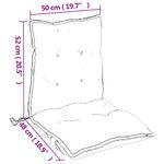 Casa si Gradina - Textile si covoare - Perne si pilote - Perne decorative - Perne de scaun cu spatar mic, 4 buc, roz, tesatura Oxford - Infinity.ro