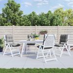 Casa si Gradina - Textile si covoare - Perne si pilote - Perne decorative - Perne scaun cu spatar mic, 4 buc., gri, textil oxford - Infinity.ro