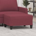 Casa si Gradina - Mobilier - Scaune si fotolii - Tabureti - Taburet, rosu vin, 70x55x41 cm, material textil - Infinity.ro
