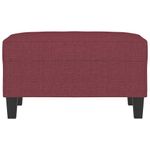 Casa si Gradina - Mobilier - Scaune si fotolii - Tabureti - Taburet, rosu vin, 70x55x41 cm, material textil - Infinity.ro