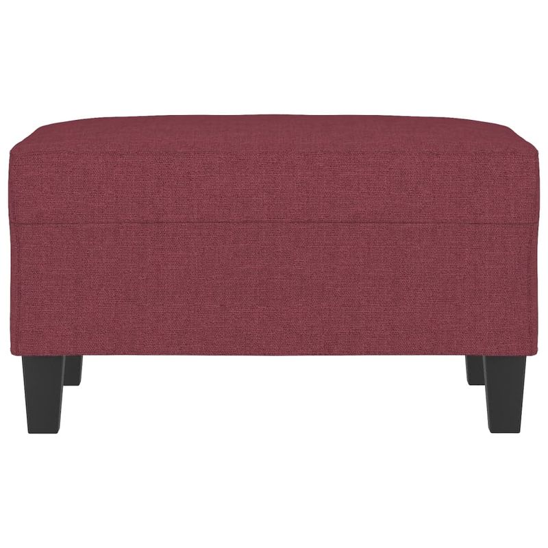 Casa si Gradina - Mobilier - Scaune si fotolii - Tabureti - Taburet, rosu vin, 70x55x41 cm, material textil - Infinity.ro