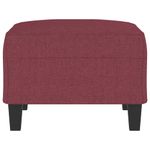 Casa si Gradina - Mobilier - Scaune si fotolii - Tabureti - Taburet, rosu vin, 70x55x41 cm, material textil - Infinity.ro