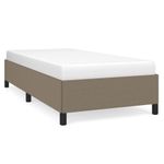 Casa si Gradina - Mobilier - Paturi si accesorii - Paturi - Cadru de pat, gri taupe, 100 x 200 cm, material textil - Infinity.ro