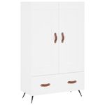Casa si Gradina - Mobilier - Comode si corpuri - Corpuri bucatarie - Dulap inalt, alb, 69,5x31x115 cm, lemn prelucrat - Infinity.ro