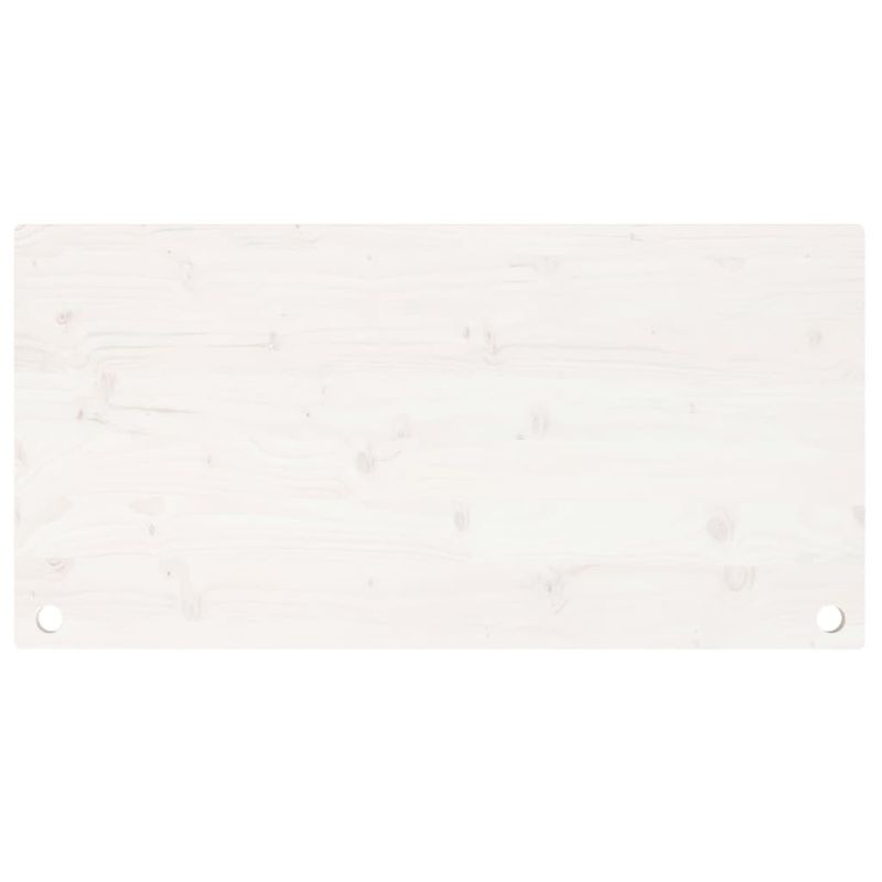 Casa si Gradina - Mobilier - Feronerie si accesorii mobila - Blat de birou, alb, 100x50x2,5 cm, lemn masiv de pin - Infinity.ro