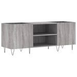 Casa si Gradina - Mobilier - Dulapuri si sifoniere - Dulapuri - Dulap pentru discuri gri sonoma, 121x38x48 cm, lemn prelucrat - Infinity.ro
