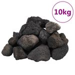 Casa si Gradina - Decoratiuni - Obiecte decorative - Accesorii decorative - Roci vulcanice, 10 kg, negru, 5-8 cm - Infinity.ro