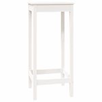 Casa si Gradina - Mobilier - Mese si birouri - Mese bucatarie si dining - Masa de bar, alb, 50x50x110 cm, lemn masiv de pin - Infinity.ro