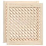 Casa si Gradina - Mobilier - Dulapuri si sifoniere - Dulapuri - Usi de dulap cu zabrele 2 buc. 59,5x69 cm, lemn masiv de pin - Infinity.ro