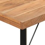 Casa si Gradina - Mobilier - Mese si birouri - Mese bucatarie si dining - Masa de bar 180x70x107 cm, lemn masiv de acacia si fier - Infinity.ro