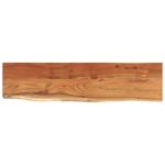 Casa si Gradina - Mobilier - Biblioteci si rafturi - Rafturi - Raft perete 80x20x3,8 cm dreptunghiular lemn acacia margine vie - Infinity.ro