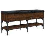 Casa si Gradina - Mobilier - Organizare si depozitare - Bancute - Banca de pantofi, stejar maro, 102x32x45 cm, lemn prelucrat - Infinity.ro