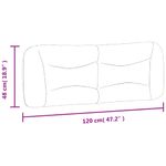 Casa si Gradina - Mobilier - Paturi si accesorii - Accesorii paturi - Tablie de pat Gri din beton 100 cm Lemn compozit - Infinity.ro