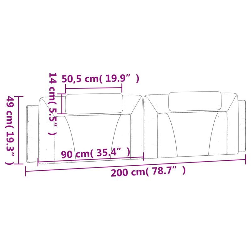 Casa si Gradina - Mobilier - Paturi si accesorii - Accesorii paturi - Tablie de pat Alb 75 cm Lemn compozit - Infinity.ro
