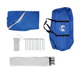 Sport si Outdoor - Camping - Corturi camping - Cort de petrecere, albastru, 360x360x215 cm, tafta 185T - Infinity.ro