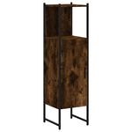 Casa si Gradina - Mobilier - Mobilier baie - Corpuri baie - Dulap de baie, stejar afumat, 33x33x120,5 cm, lemn prelucrat - Infinity.ro